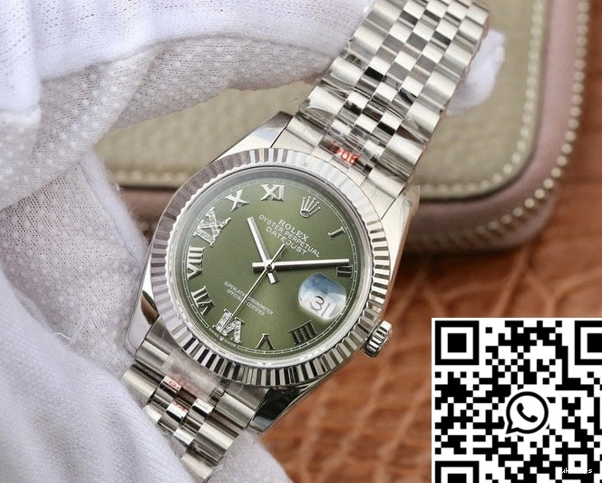 Green Rolex GM 36MM Factory Dial Datejust 1123
